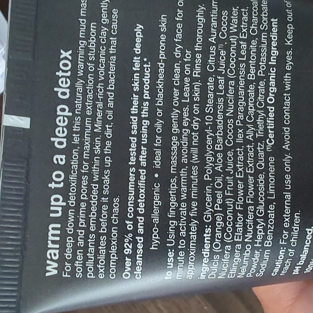 Alba Botanica Hawaiian Detox Warming Mud Mask - Black and Orange - Picture 4 of 5